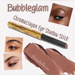Bubbleglam Mac Chromacrayon Eye Shadow Stick Metallic Brand New In Box Full Size